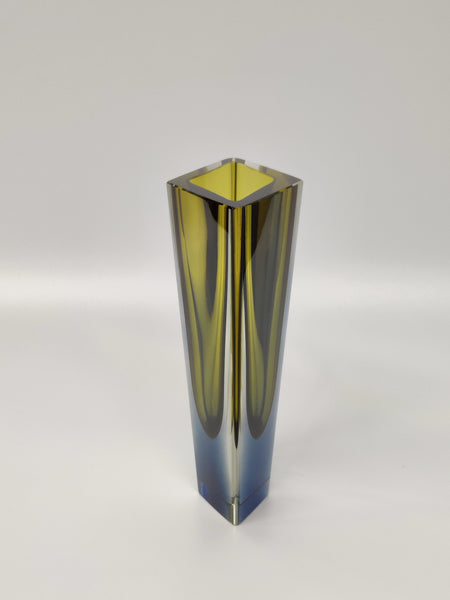Kaj Franck - Prisma KF 215 in yellow-blue-clear 21cm