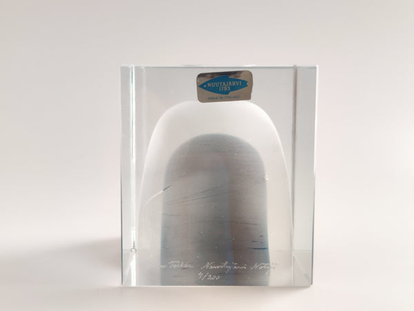 Special Cube for Unicef 4/200 - Oiva Toikka Nuutajärvi Finland RARE