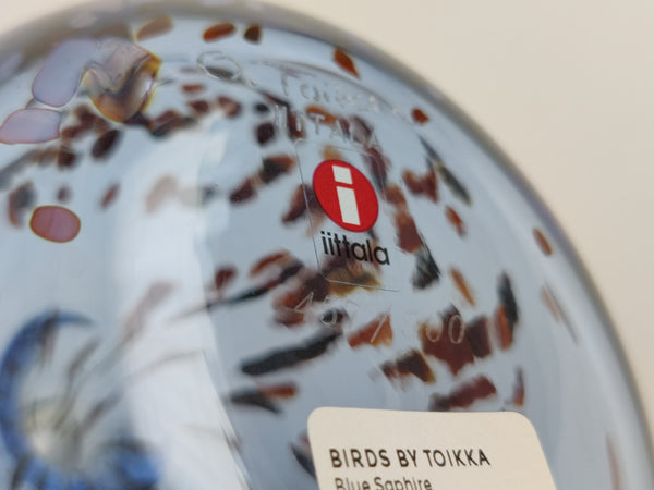 Blue Sapphire Aqua - Sinisafiiri - Oiva Toikka 457/500 Iittala 2019 (NEW)