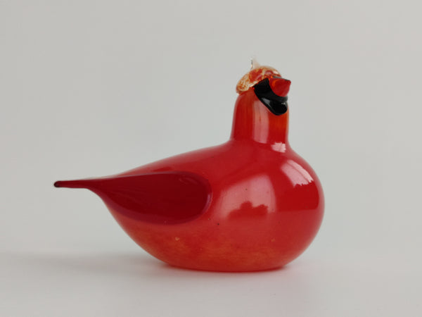 Red Cardinal - Kardinaali - Oiva Toikka Nuutajärvi