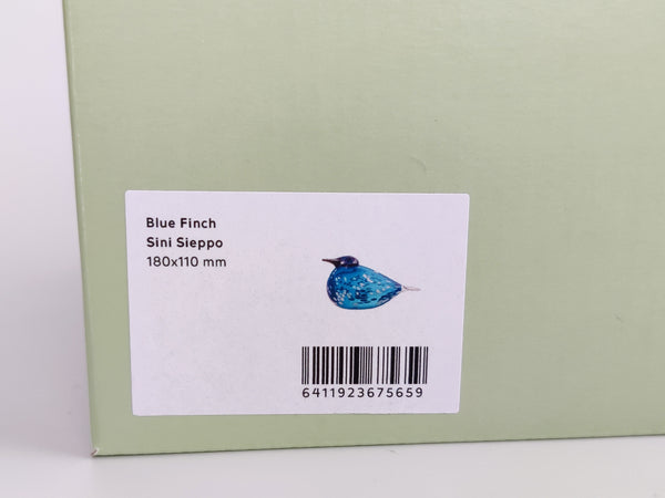Blue Finch - Oiva Toikka - Sini Sieppo Iittala (NEW)