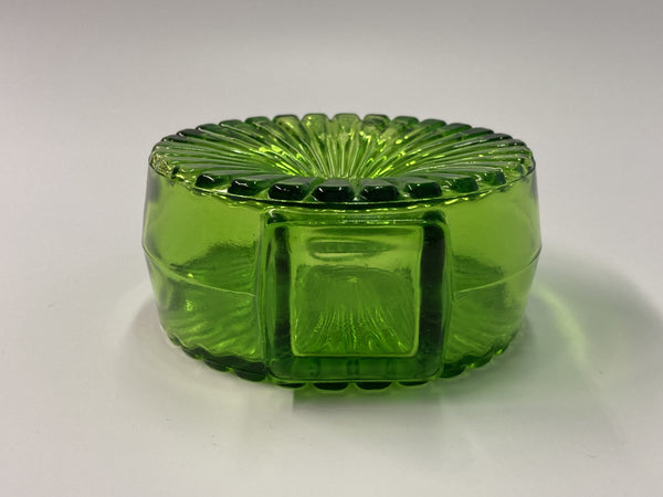 Helena Tynell - Sun Bottle bright yellowish green 1/4 Riihimäen Lasi 1964-1974