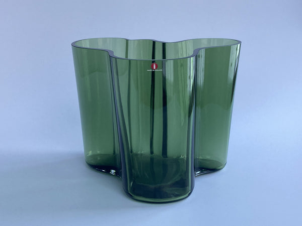 Alvar Aalto Vase Jubilee 1986 Sea Green 160mm Juhlamaljakko (IN BOX)