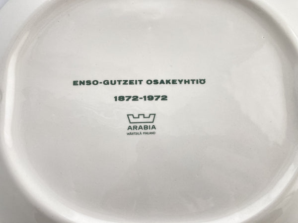 Birger Kaipiainen - Wall Plate 1972 for Enso-Gutzeit jubilee, Arabia Finland