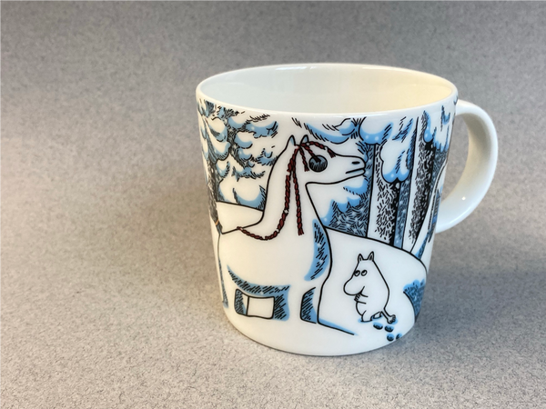 Winter-16, Snowhorse Moomin mug (with sticker)