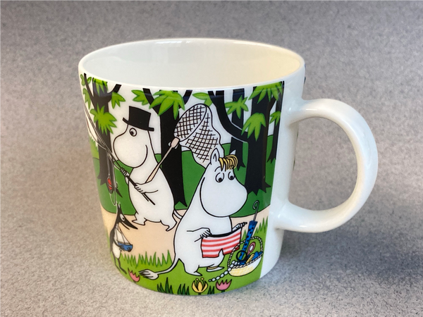 Summer-18 Going on vacation Moomin mug (with sticker)