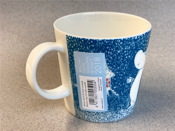 Winter-18, Light Snowfall Moomin mug (with sticker)