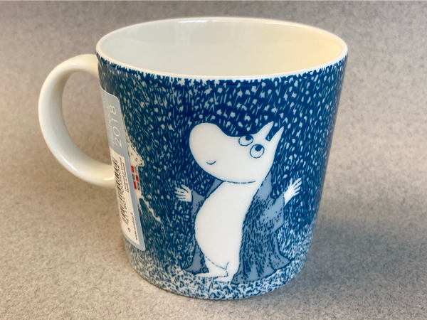 Winter-18, Light Snowfall Moomin mug (with sticker)
