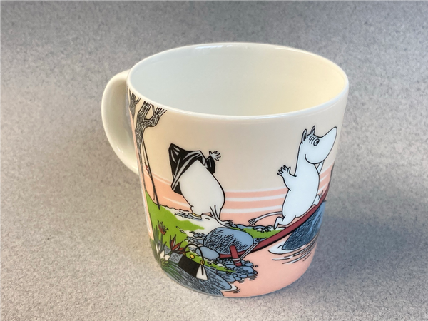 Summer-19, Evening Swim Moomin mug (with sticker)