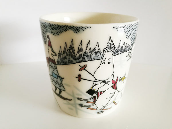 Winter-14 Skiing with mr Brisk Moomin mug (with sticker)