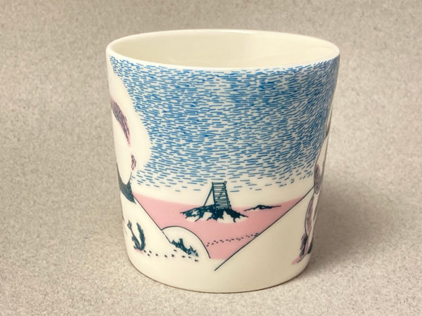 Winter-19, Crown Snow-load Moomin mug Arabia Finland (NEW)