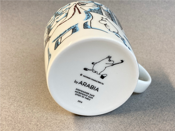 Winter-16, Snowhorse Moomin mug (with sticker)
