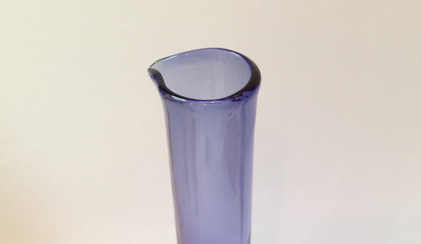 Nanny Still vase / bottle blue Riihimäen Lasi (6)