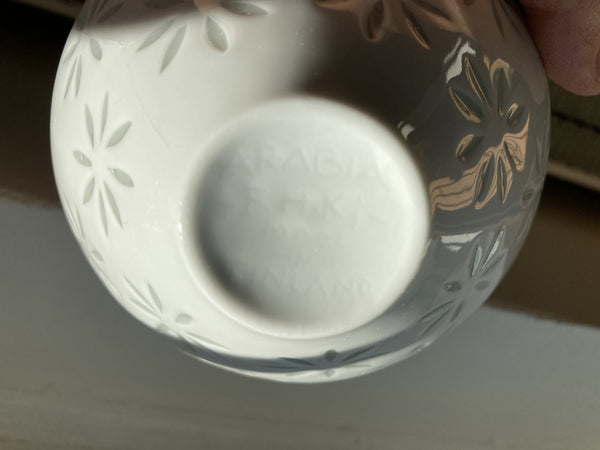Rice porcelain bowls- by Friedl Holzer-Kjellberg, Arabia  mid century