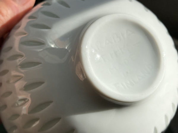 Rice porcelain bowls- by Friedl Holzer-Kjellberg, Arabia  mid century