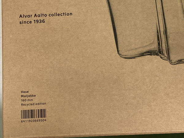 Alvar Aalto - Vases Recycled Grey and Special Recycled Blue ones 160mm (NEW)