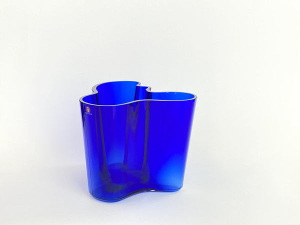 Alvar Aalto - Vase 1994 Blue 120mm