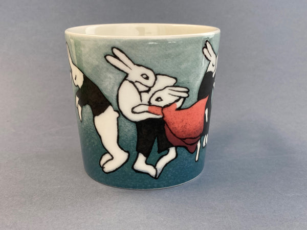Bunny mug - Dancing Bunnies - Heljä Liukko-Sundström 2008 Arabia