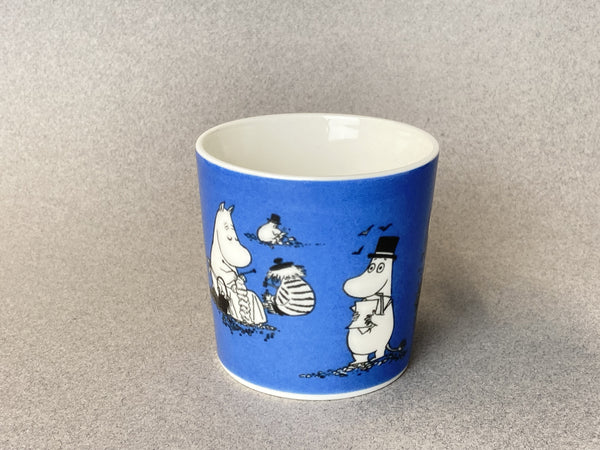 90's Moomin mug 1991 – 1999 Dark Blue Moominpappa Arabia Finland (1)