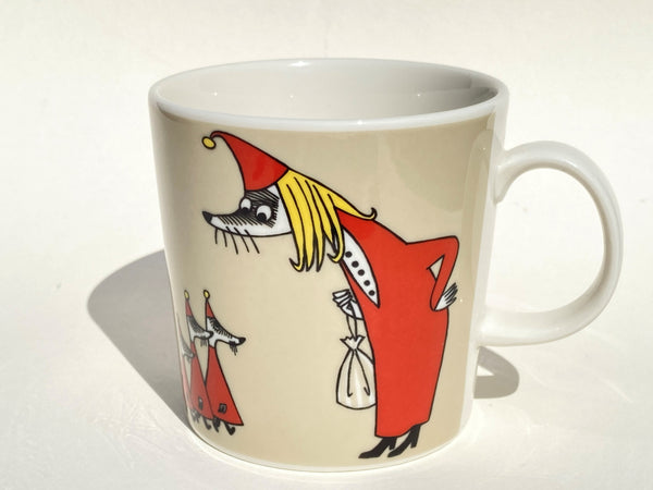 z10 Fillyjonk beige Moomin mug  2004-2013 (with sticker)