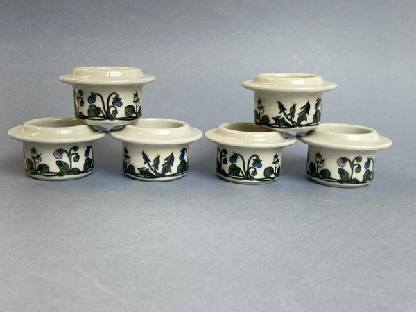 Flora Tea Cup and saucer decor by Esteri Tomula Arabia Finland 1979-1981