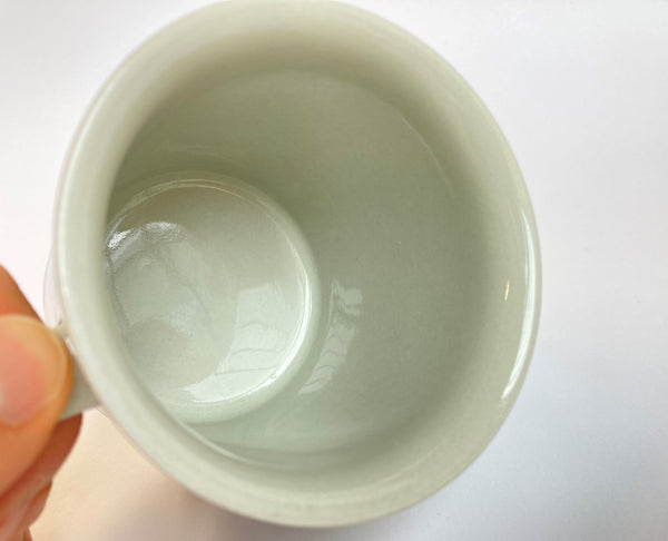 Flora series - Chocolate Cup with saucer - decoration by Esteri Tomula  Arabia 1979-1981