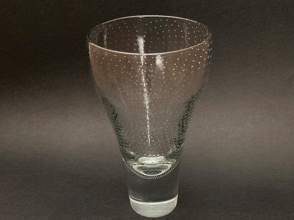 Gunnel Nyman GN12 Clear vase 20,6cm Nuutajärvi 1955