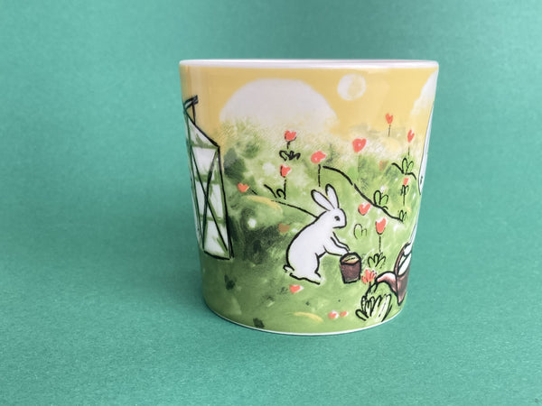 Bunny mug - Greenhouse Bunnies - Heljä Liukko-Sundström 2000 Arabia