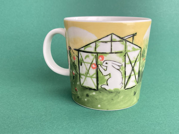 Bunny mug - Greenhouse Bunnies - Heljä Liukko-Sundström 2000 Arabia