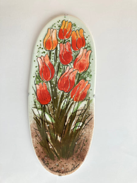 Heljä Liukko-Sundström - Flower Wall Plate 32cm in original box by Arabia