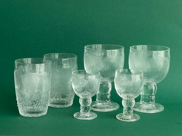 Pioni Glass on foot - by Oiva Toikka Nuutajärvi