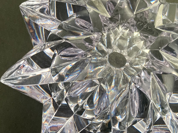 Aimo Okkolin - "Star" - neodymium crystal glass sculpture Riihimäen Lasi, Finland