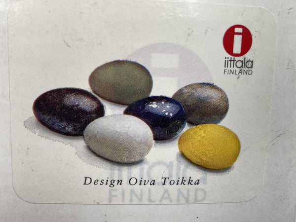 Egg spotted brown - Oiva Toikka Nuutajärvi Finland
