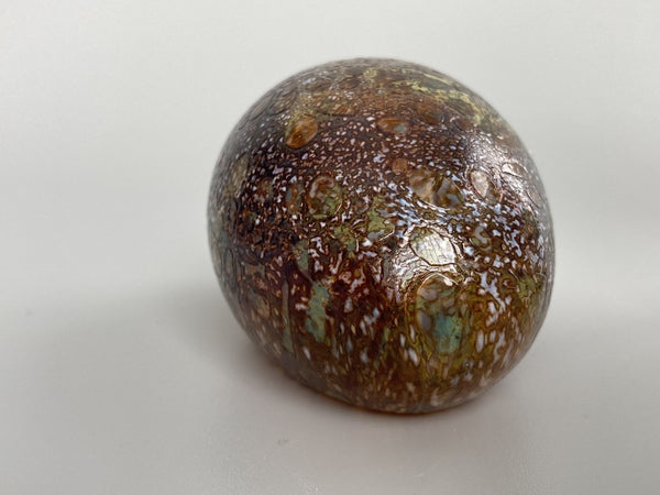Egg spotted brown - Oiva Toikka Nuutajärvi Finland