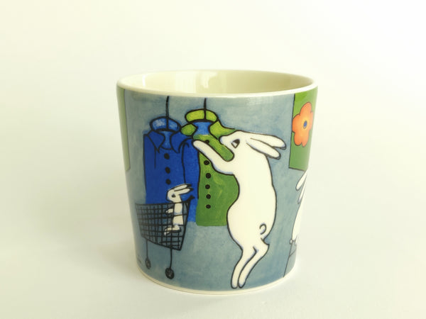 Bunny mug - Shopping Bunnies - Heljä Liukko-Sundström 2009 Arabia