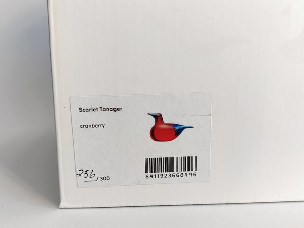 Scarlet Tanager - Oiva Toikka - Iittala CMOG 2019 (NEW)