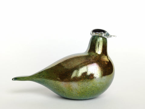 teema　 birds oiva toikka SMEW Oiva Toikka Iittala Smew Bird Nuutjarvi Art Glass Large 8.25
