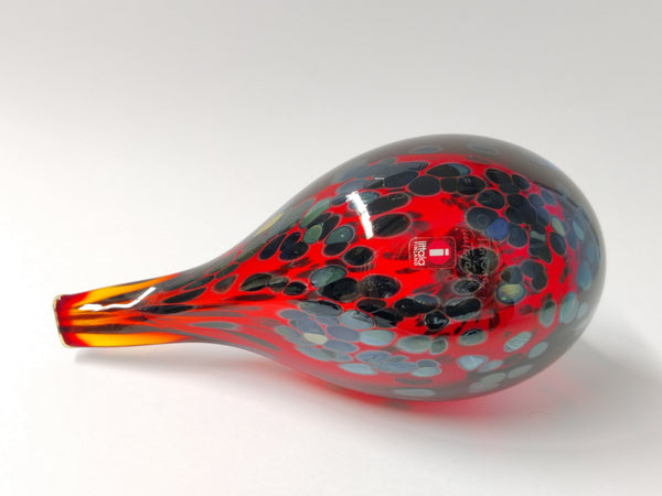Ruby Bird - in ruby red glass by Oiva Toikka Nuutajärvi Finland