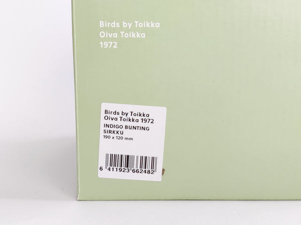 Indigo Bunting - Sirkku - Oiva Toikka design birds Iittala Finland (In box)