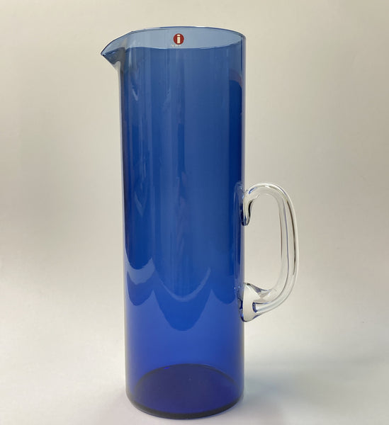 Timo Sarpaneva  i-114 Jug and/or glasses blue Iittala Finland