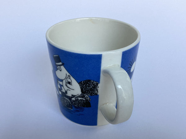 90's Moomin mug 1991 – 1999 Dark Blue Moominpappa Arabia Finland