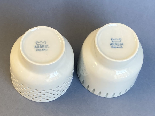Rice porcelain jar 2dl / tealight holder - by Arabia - Vintage