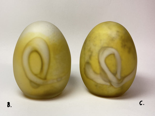 Steller's Eider Eggs shiny numbered or frosted unnumbered by Toikka
