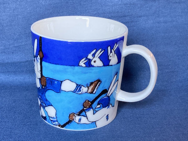 Bunny mug - Hockey Bunnies - Heljä Liukko-Sundström 2000 Arabia