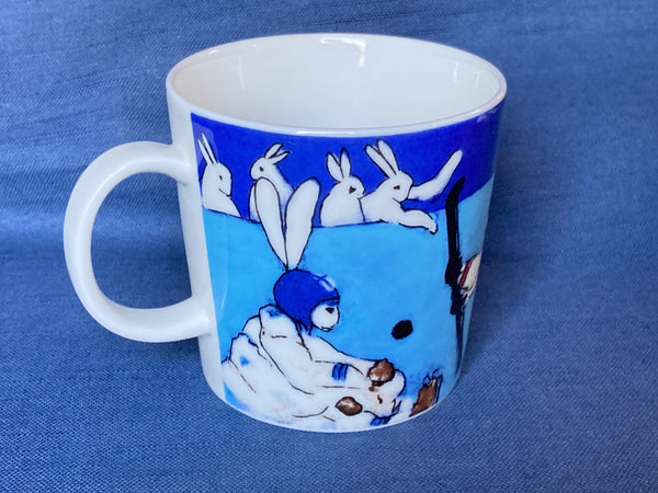 Bunny mug - Hockey Bunnies - Heljä Liukko-Sundström 2000 Arabia