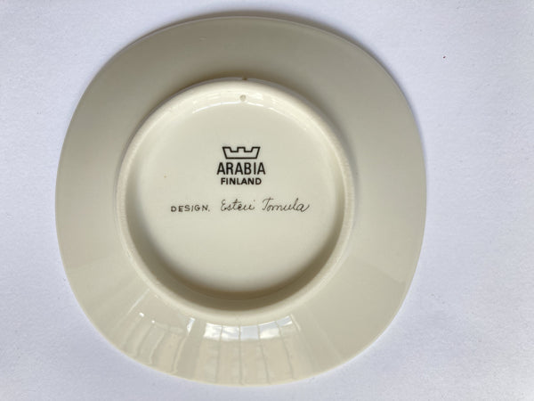 Wall plate - Arabia 12cm Esteri Tomula Wild Blueberry 1982-86
