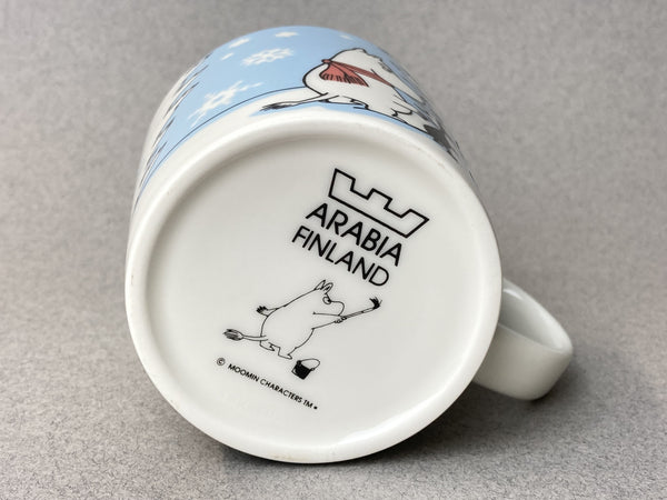 Winter-10 Skiing Competition Moomin mug (with sticker)
