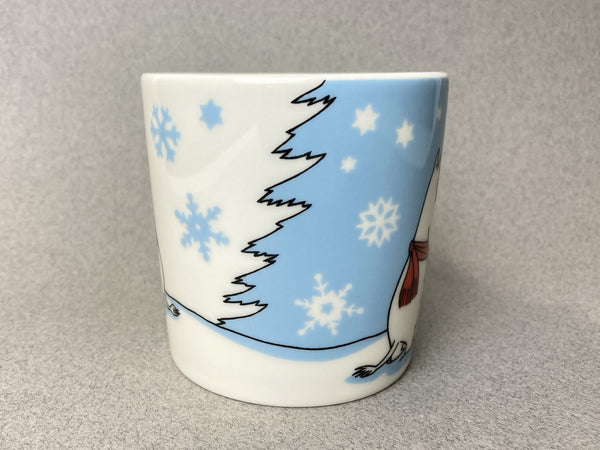 Winter-10 Skiing Competition Moomin mug (with sticker) in Gift Box