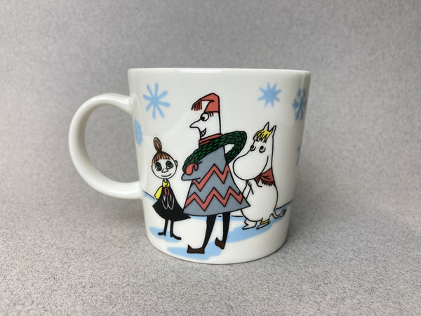 Winter-10 Skiing Competition Moomin mug (with sticker) in Gift Box