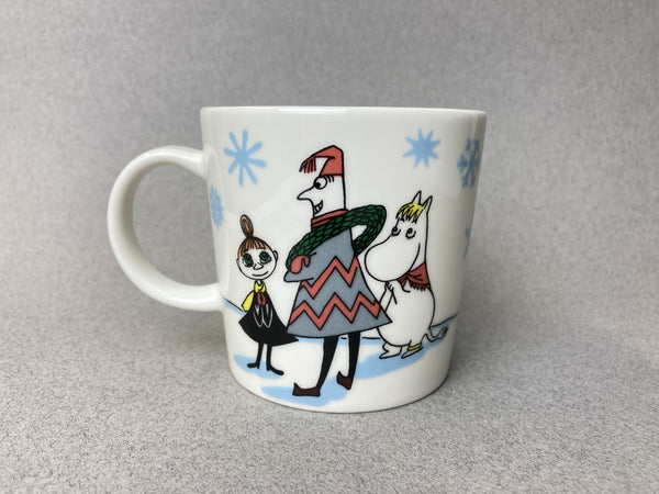 Winter-10 Skiing Competition Moomin mug (with sticker)